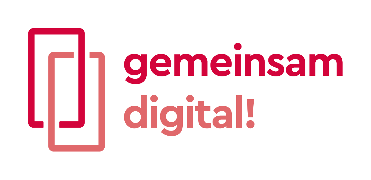 Auf diesem Bild sehen Sie das Logo Gemeinsam digital von Deutscher Bibliotheksverband (dbv)