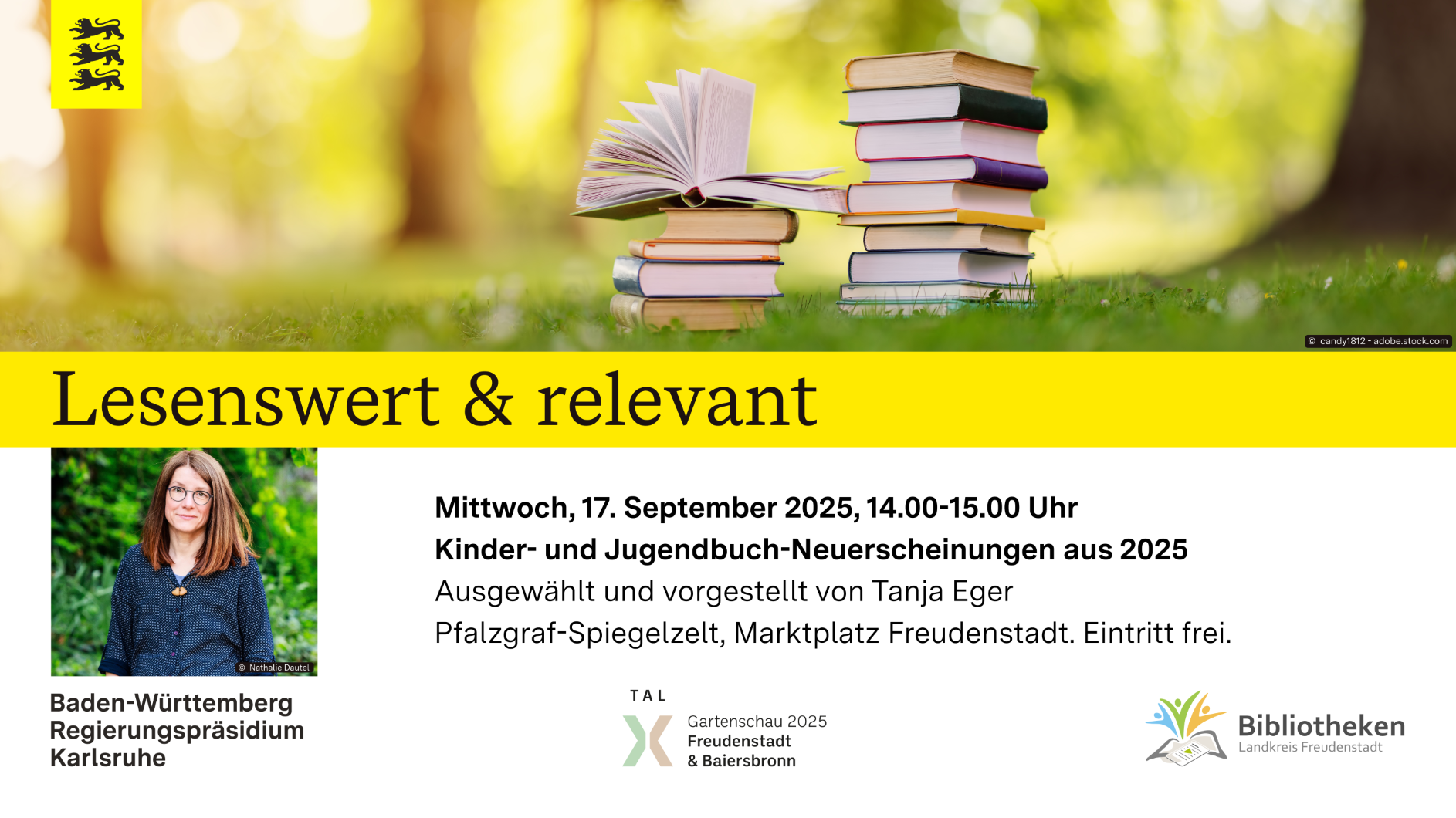 Auf diesem Bild sehen Sie das Werbemotiv Neuerscheinungen Kinder- und Jugendbuch 