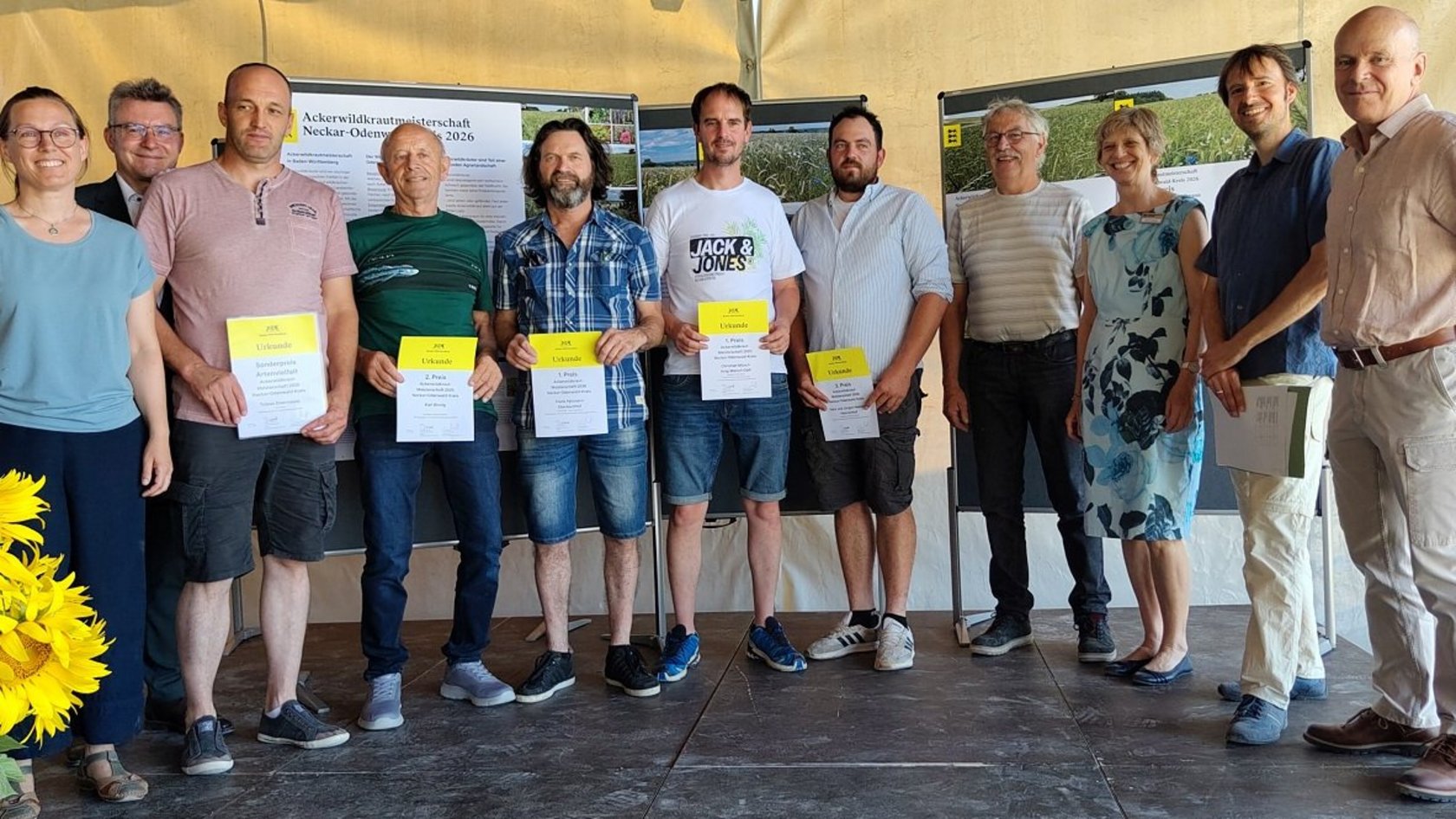 v.l.n.r.: Judith Knebel, Dr. Achim Brötel, Tobias Eisenhauer, Karl Binnig, Fran Fellmann, Christian Münch, Felix Heinrich, Jürgen Heinrich, Susanne Diebold, Daniel Raddatz, Dr. Ulrich Kraft