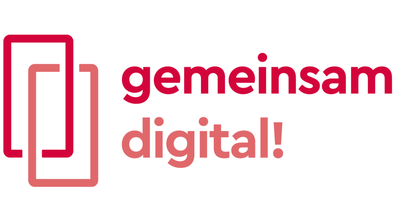 Auf diesem Bild sehen Sie das Logo Gemeinsam digital von Deutscher Bibliotheksverband (dbv)