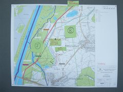 Kartenausschnitt, in den Kommentare eingetragen sind. Sie weisen auf die Inhalte des Regionalplans und die landwirtschaftlichen Höfe hin.