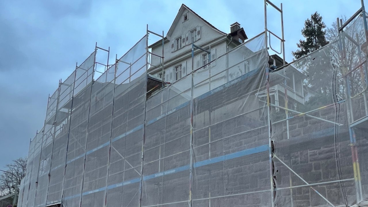 Sanierung der Stützmauer am Brahmshaus in Baden-Baden