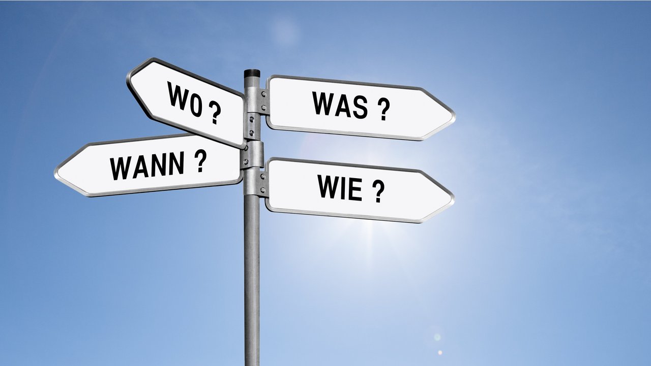 Symbolbild Wegweiser