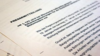 Pressemitteilungen des Regierungspräsidiums
