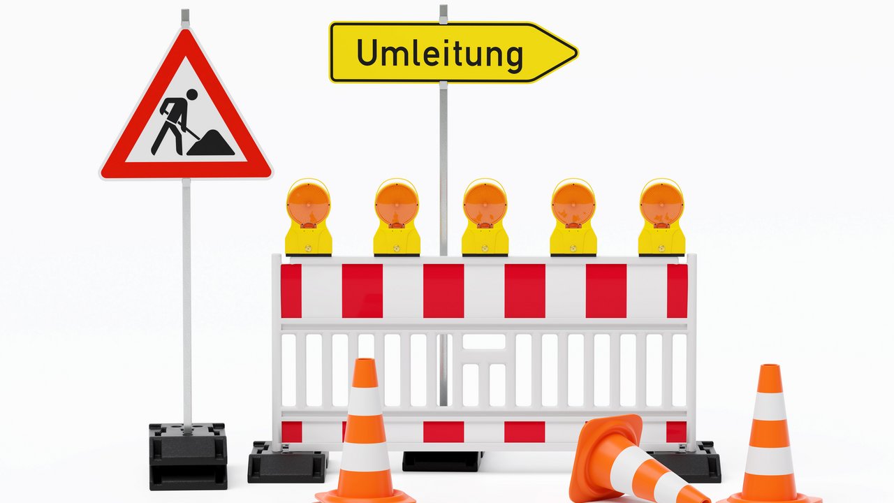 Symbolbild Umleitung