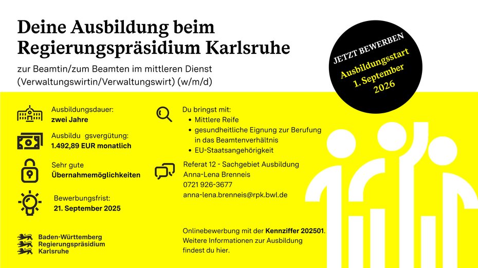Deine Ausbildung beim Regierungspraesidium Karlsruhe