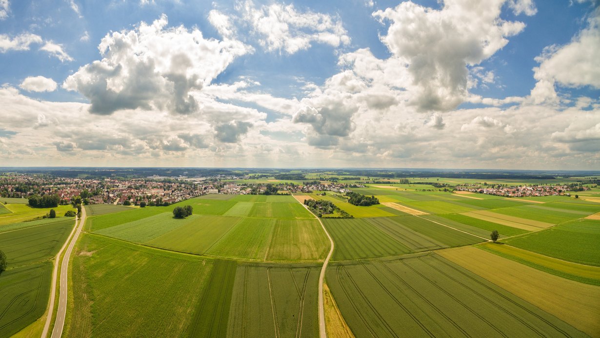 Luftaufnahme Ländlicher Raum
