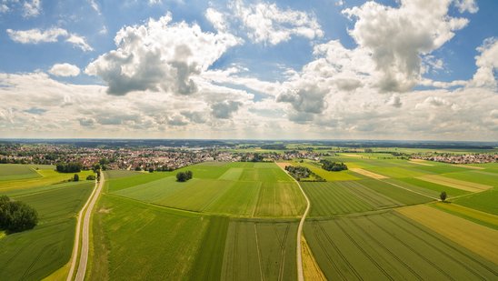 Luftaufnahme Ländlicher Raum