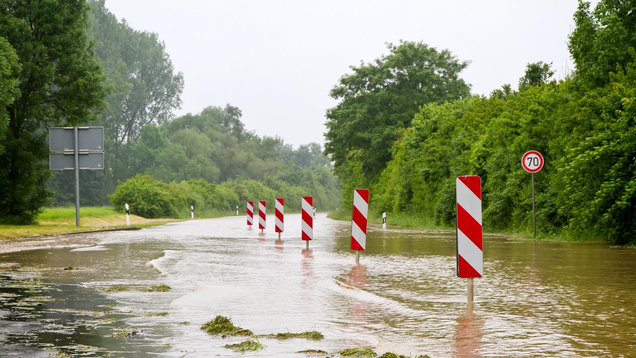 Hochwassergebiet