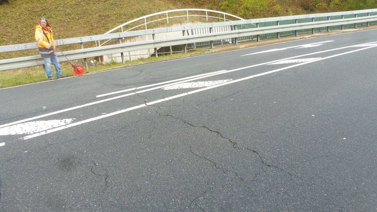 B 292 bei Eckenbergtunnel