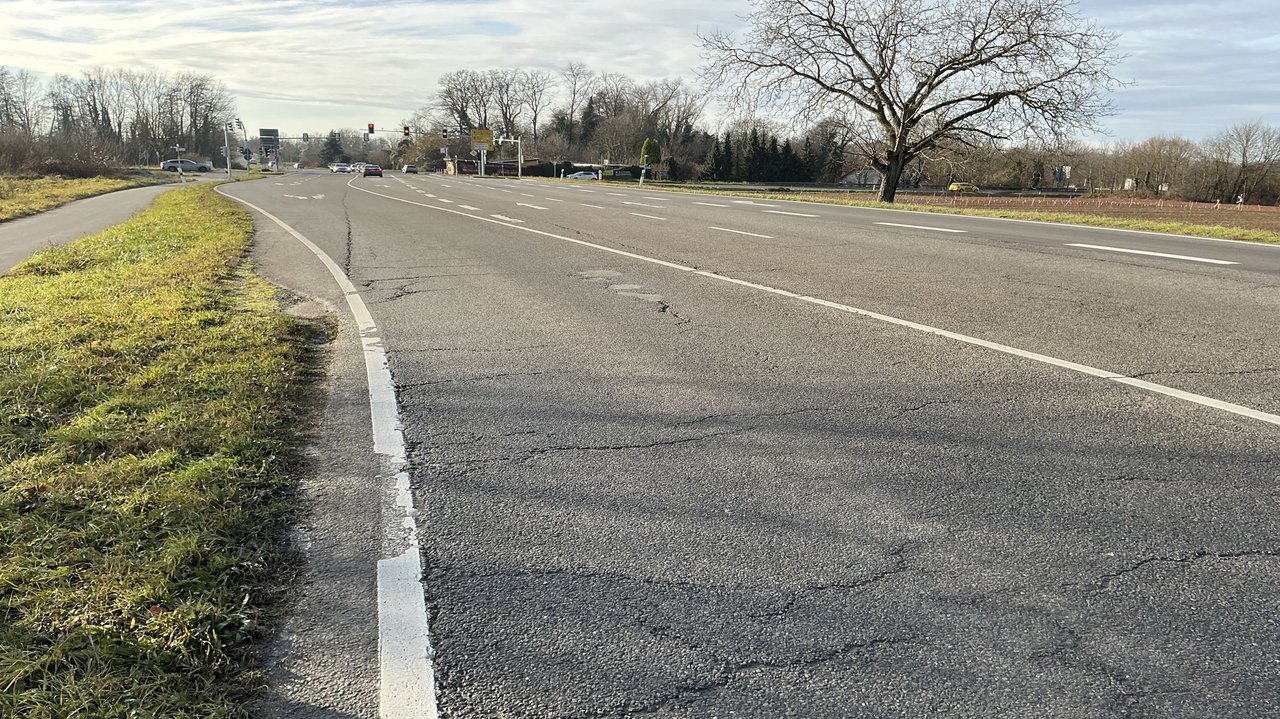 Kreuzung B3-L546 bei Malsch