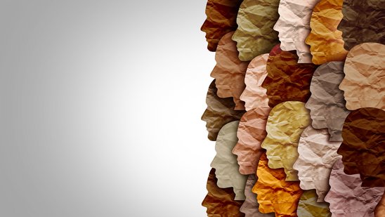 Multikulturelle vielfältige Gesellschaft