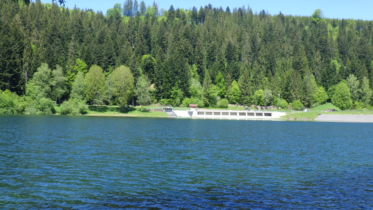 Nagoldtalsperrre - Hochwasserentlastung