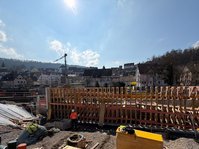 Herstellung der Überbauschalung