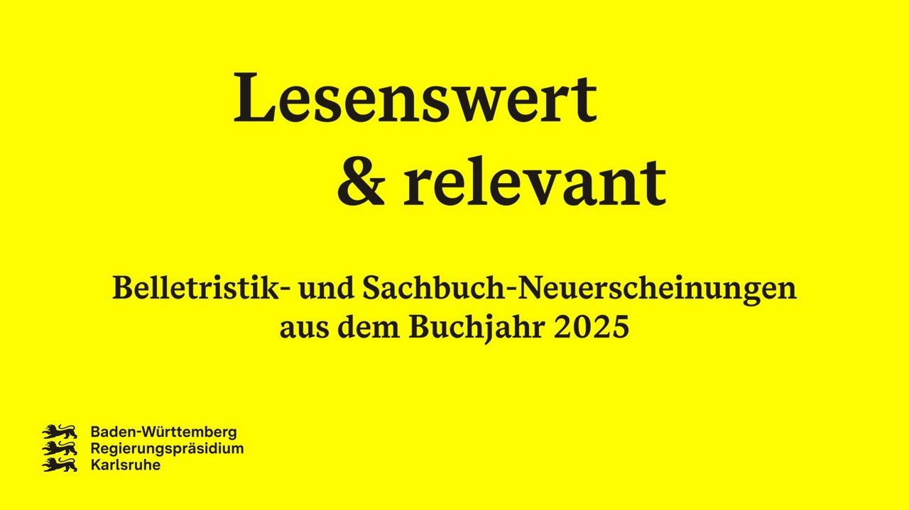 Auf diesem Bild sehen Sie das Titelbild „Lesenswert & relevant. Belletristik- und Sachbuchneuerscheinungen"