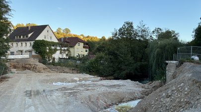 B 292 Seckachbrücke Adelsheim - vollständig abgerissen