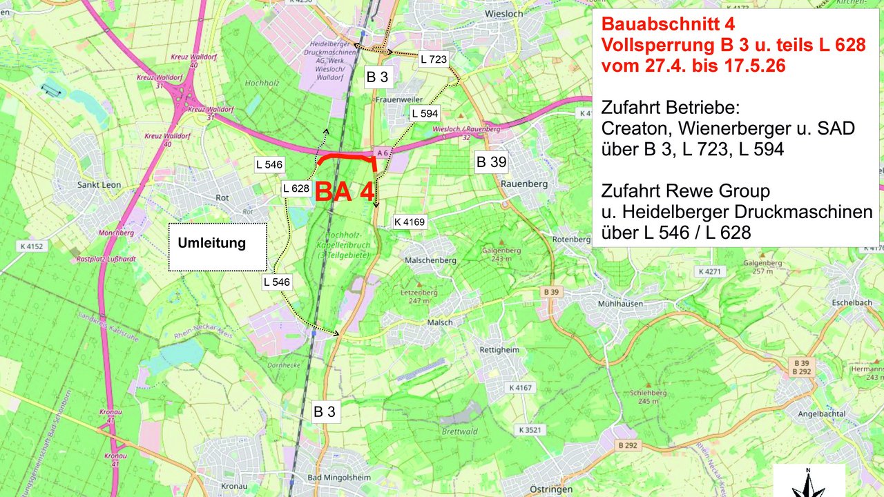 Plan zum Bauabschnitt 4 