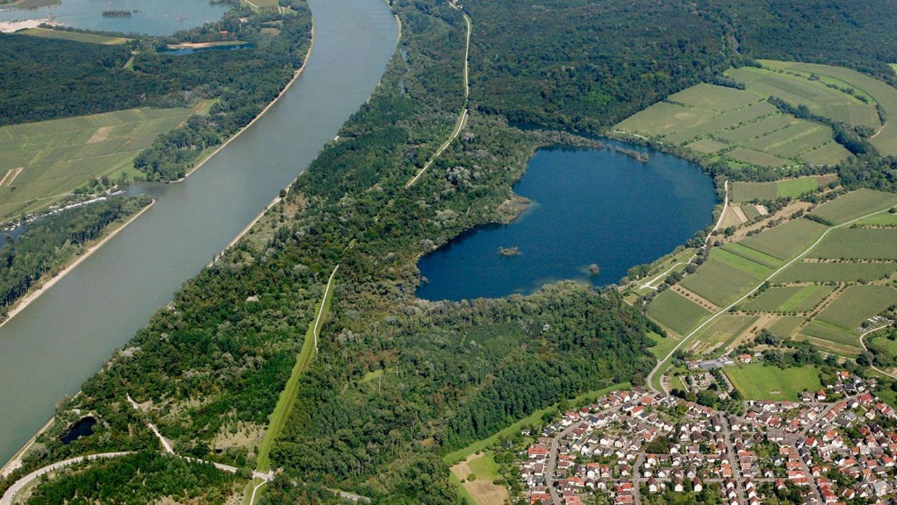 Luftbild vom Polder
