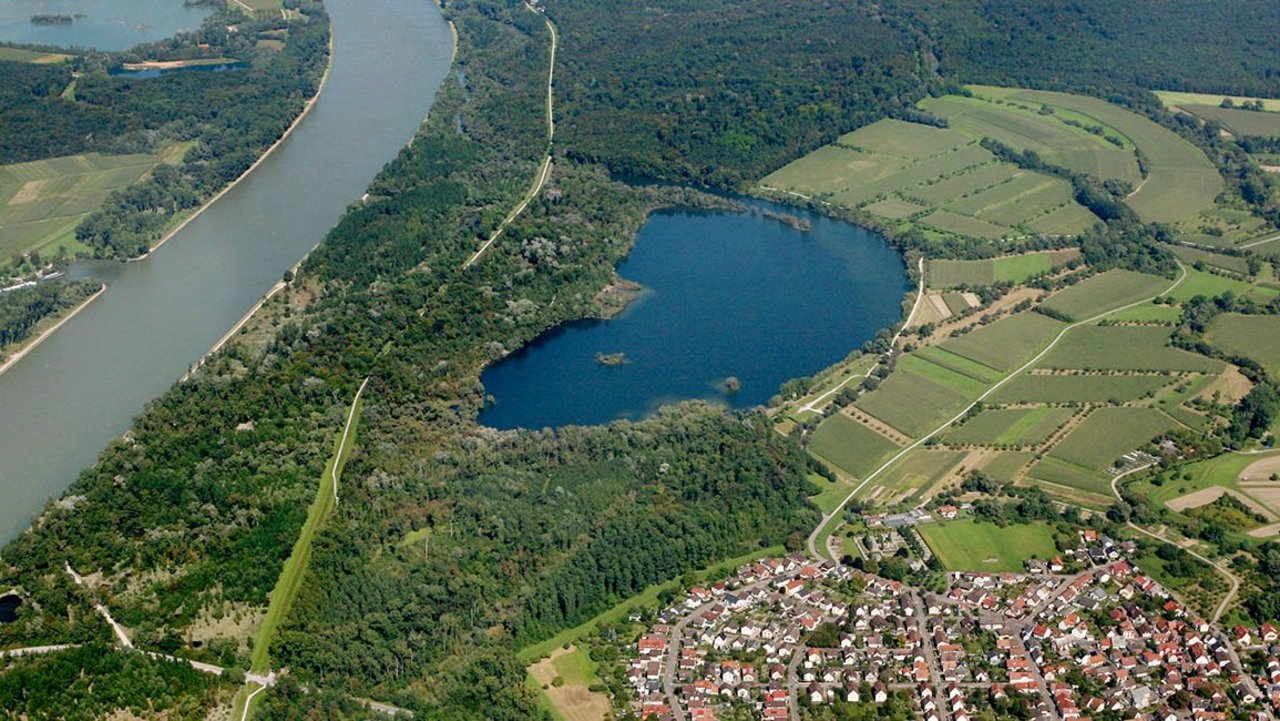 Luftbild vom Polder