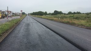 B36 Fahrbahndeckenerneuerung Rheinstetten, Sanierung lärmmindernder offenporiger Asphalt von 2016