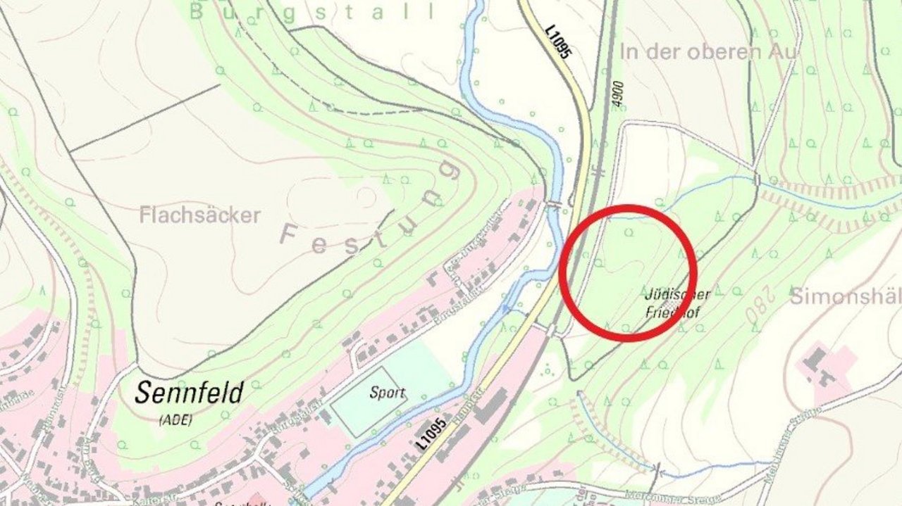 Lage Feuchtbiotop Sennfeld