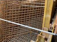 Betonage der Widerlager